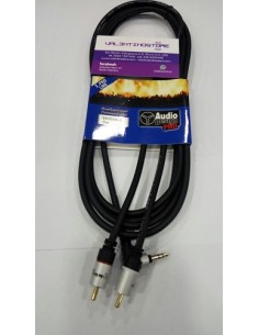 CAVO AUDIO RIDUTTORE TOP QUALITY 1 JACK 3,5mm CURVO AUX A...