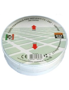 Cavo Coassiale 75 Ohm - 6,8mm - classe B al Metro