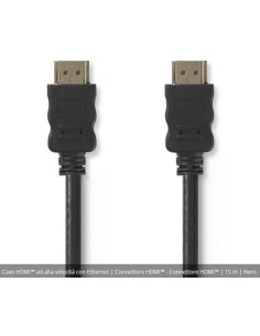 Cavo HDMI ad alta velocità con Ethernet 4K  15 m colore Nero