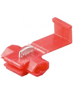 CONNETTORE RUBACORRENTE PER CAVO DA 2,5mm2 COLORE ROSSO