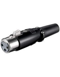 11680 XLR FEMMINA 3 PIN COLORE NERO VOLANTE