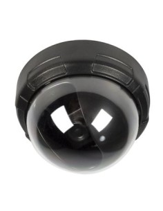 Cupola Telecamera Fittizia IP44 Nero