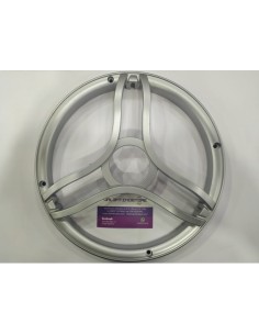 GRIGLIA PER SUBWOOFER 320mm COLORE SILVER TUNING CAR AUDIO