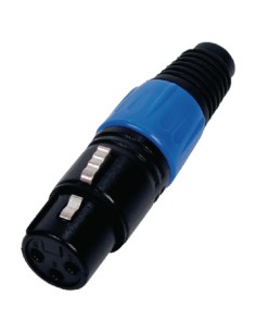 HQM-1302BU XLR FEMMINA 3 PIN