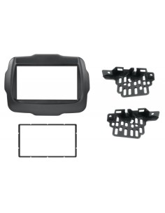 Mascherina autoradio Phonocar 2DIN nero JEEP Renegade 14...