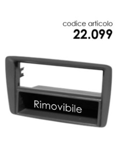 MASCHERINA PANDA DOPPIO DIN + CASSETTO REMOVIBILE DAL...