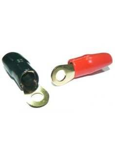 OCCHIELLO DORATO PER CAVO 6/8mm 10 AWG CON GUAINA...