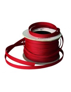 Guaina Espandibile in Poliestere Rossa Misura 8,9/ 25,5mm...