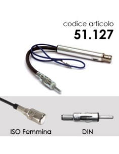 ADATTATORE ANTENNA DIN SEAT 98 IN POI