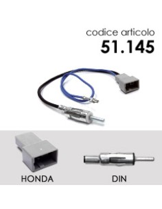 ADATTATORE ANTENNA HONDA CIVIC'06 IN POISWIFT'11 IN POI...