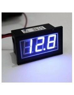 VOLTOMETRO INCASSO 4,7X3CM LUCE BLU