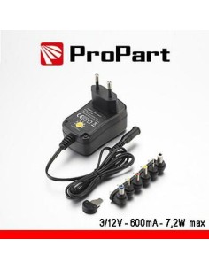 Alimentatore Switching Multitensione 3-12v 600ma 7.2w Max