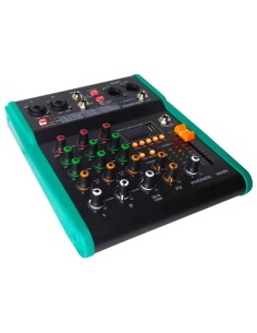 ZZIPP ZZMXBTR4 Mixer Audio con Bluetooth MP3 e Effetti 4...