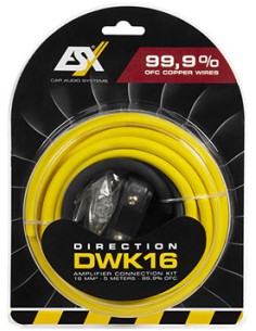 ESX DWK16 kit di installazione amplificatore da 16 mm2,...