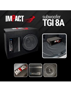 IMPACT Subwoofer  Serie TGI Attivo 8" 300w Misure...