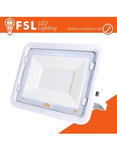 PROIETTORE FARO LED 50W RESA 250W ULTRA PIATTO SLIM LUCE...