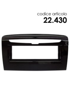 MASCHERINA 1 DIN LANCIA YPSILON DAL 2012 IN POI NERO LUCIDO