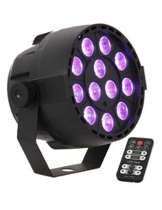 Faro led Par RGB 12x3w con telecomando a distanza e DMX...