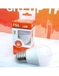 FSL Lampada led e27 7,5w Modello Sfera luce Fredda 800 lumen