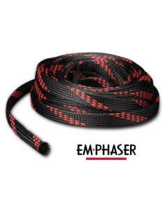 Guaina Espandibile / Webbing colore Rosso/Nero per cavo...