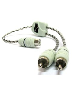 1Pezzo Sdoppiatore RCA 1 Femmina 2 Maschi 30cm Connection...