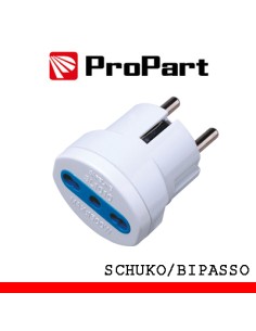 Adattatore presa 10/16A - spina Standard Tedesco Shuko...