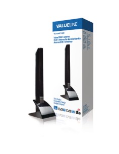 Antenna con design sottile per interni DVB-T, 15 dB