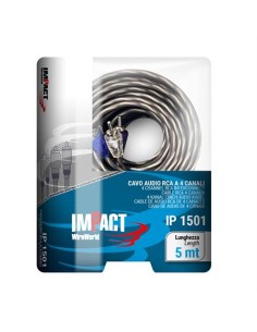 Impact Car Audio Cavo 4 Canali Singola schermatura...
